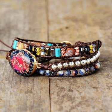 Fire Jasper Love Wrap Bracelet-Your Soul Place